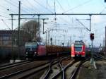 185 547 und 424 003 in Hannover-Linden  ...