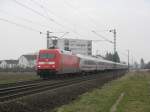 101 006-5 mit IC 2116 von Stuttgart Hbf nach Stralsund ...