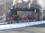 99-758 in Zittau am 4. Februar 2005 unmittelbar vor der ...