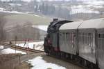 58 311 mit dem Pendelzug auf der R�ckfahrt kurz vor ...