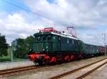 E44 044 am 30.08.2008 zu Gast im SFW Delitzsch.  ...