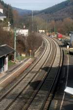 Der Bahnhof Bammental in ...  Klaus-Henning Kluge 21.03.2009