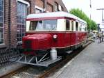 Ein Wismarer Schienenbus im Eisenbahnmuseum Bochum-Dalhausen am 25. Mai 2008. ...