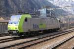 Re 485 010-3 steht ...  Sandro Gadola 21.03.2009