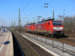 189 079-7 mit Schwesterlok ...  Christian Sch�rmann 21.03.2009