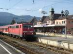 Regionalbahn nach Innsbruck HBF am 25.07.2008 im Bahnhof Garmisch-Partenkirchen (planmäßige ... Regionalbahn nach Innsbruck HBF am 25.07.2008 im Bahnhof Garmisch-Partenkirchen (planmäßige ...