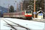 E-Lok 1014 013 f�hrt mit EZ 1953 Wiener Alpen von ...