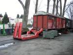Ein Gappelstappler Verschubger�t in Darmstadt Kranichstein.  ...