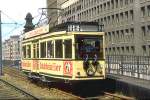 Hochbahnstrecke Nollendorfplatz-B�lowstrasse (1978-1991)Hier der Strab Triebwagen TM36 3344 kurz vor ...