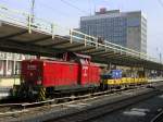 DR V60, PBSV 9 bei Bauarbeiten im Essener Hbf. auf ...