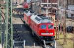 Am 21.03.09 stehen ebenfalls im Railion-Werk Halle(S) 232 238 und ...