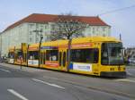 DVB 2522 als Linie 13 am 25.3.2009 in Mickten-Gleisschleife  ...