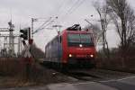 482 032-0 mit Containerzug ...  Gilbert Coletti 27.03.2009