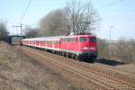 110 464-5 mit Fussball-SDZ ...  Frederik Reuter 27.03.2009