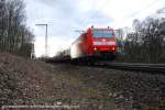 185 075-9 f�hrt am 27. M�rz 2009 mit gemischtem GZ ...