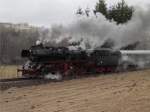 50 3648 Auf der Abschiedsfahrt am 28.03.09 hier kurz hinter ... 50 3648 Auf der Abschiedsfahrt am 28.03.09 hier kurz hinter ...