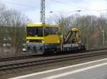 Ein DB Netz Instandsetzungs-Fahrzeug am 24.02.2009 Bremerhaven-Lehe  ...