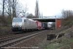 185 539-4 (TX Logistik) f�hrt am 28. M�rz 2009 mit ...