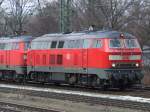 DB 218 428-1 zieht ...  Andreas Mack 29.03.2009