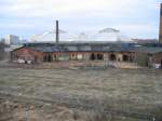 Leipzig, Bayerischer Bahnhof, Ringlokschuppen ...  Joachim R�ckgauer 29.03.2009