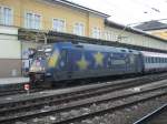 Die Lok 101 101-4 am 30. Dezember beim Halt im ... Die Lok 101 101-4 am 30. Dezember beim Halt im ...