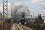 41 018 macht am 21.03.09 kr�ftig Dampf auf dem Weg ...