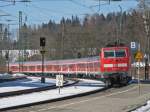 Die 111 023 f�hrt ...  Gerold H�rnig 29.03.2009