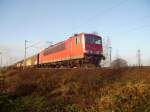 BR 155 196-9 bei Lohnde am 28.03.2009  ...