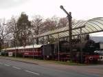 Sonstige BR 038 711-8 steht in Garbsen,ihre Wagen dienen als Restaurant.