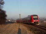 01. April 2009 oberhalb von Köditz an der Nebenbahn Hof ... 01. April 2009 oberhalb von Köditz an der Nebenbahn Hof ...