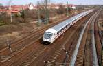 Der verspätete IC 2145 erreicht am 21.03.09 in kürze Halle(S) ... Der verspätete IC 2145 erreicht am 21.03.09 in kürze Halle(S) ...