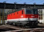 br-1144 Die 1144 264 am 28.03.2009 in Salzburg vor dem Lokschuppen. 