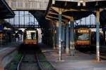 stadtbahn-karlsruhe-hier-nur-die-s-bahnen Manchmal hat man den Eindruck, die Stra�enbahnen �bernehmen die Herrschaft im Karlsruher Hauptbahnhof. (29. M�rz 2009, 19:25)