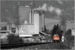 br-2143 Impression der Vierfachtraktion Dieselloks, bestehend aus 2143 062,044 und 2016 062,056 welche mit G�terzug 55557 von Zeltweg nach Frantschach f�hrt. 
Wei�kirchen 25.03.2009
