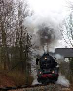 50 3648 qu�lt sich bei ihrer Abschiedsfahrt die Steigung zum ...