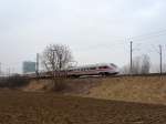br-411-ice-t 411 083 'Oberursel im Taunus' f�hrt als ICE 281 Stuttgart Hbf - Z�rich HB kurz hinter Singen(Htw). 01.04.09