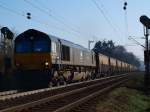 br-266-class-66---jt42cwr Die Class66 der Rurtalbahn schleppt mit Gebr�ll einen schweren G�terzug von Aachen West die Rampe richtung Belgien hoch.