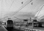 luttich-alle-bahnhofe Wer hier ankommt f�hlt sich in eine andere Zeit versetzt.
Selten wirkt moderne Architektur so sch�n und eindrucksvoll wie im Bahnhof Li�ge.
(30.03.2009)
