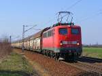 139 557-3 bei Glaubitz am 1.4.2009.  ...