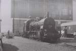 57 3297 steht anl��lich einer Fahrzeugausstellung am 26.08.1985 im Bw ...