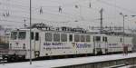 Scandlines im Doppelpack am 19.02.2005 auf dem Bahnhof Berlin-Lichtenberg  ...