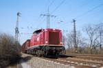 212 309-9 f�hrt am 2. April 2009 mit GZ durch ...
