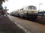 216 053-9 mit E 7327 Osnabr�ck-Oldenburg auf Bahnhof Quakenbr�ck am ...