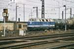 V180 von Infra Leuna am 13.03.2009 im Bahnhof von Gro�korbetha ...