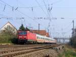 143 108-9 mit D 79708 nach Leipzig auf der Fahrt ...