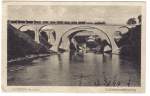 Historische Postkarte mit den Stampfbetonbr�cken �ber die Iller.
Fertigstellung 1906. Gr��te ...
