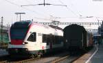 Alt trifft auf neu. Seehas trifft auf den Zug der ...