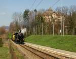 HG 3/4 3 ex BFD et le Ch�teau de Blonay ...