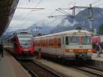 Der ET 420 001 und ein 4024 am 23.08.2008 in ...