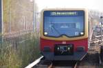 Berlin, 07.04.2009, S25 nach Hennigsdorf bei der Einfahrt in den ...